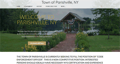 Desktop Screenshot of parishvilleny.us